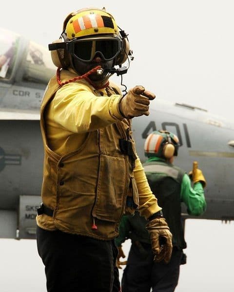 Defense technology professionals in collaborative work environment